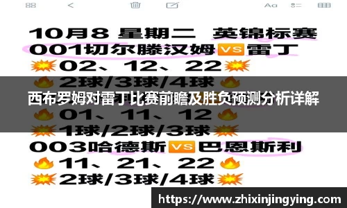 西布罗姆对雷丁比赛前瞻及胜负预测分析详解